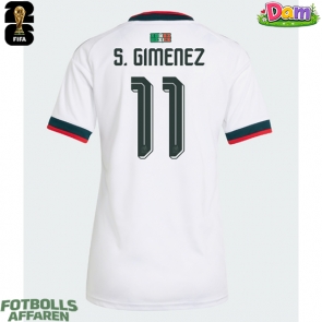 Mexiko Santiago Gimenez #11 Bortatröja Kvinnor VM 2026 Kortärmad